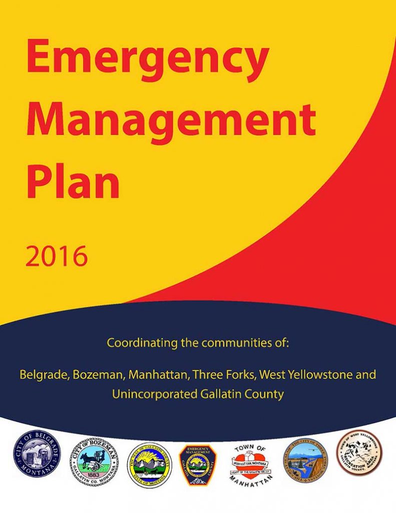 2016 Emergency Management Plan – Gallatin County Emergency Management